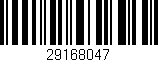 Código de barras (EAN, GTIN, SKU, ISBN): '29168047'