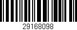 Código de barras (EAN, GTIN, SKU, ISBN): '29168098'