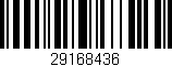 Código de barras (EAN, GTIN, SKU, ISBN): '29168436'
