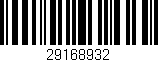Código de barras (EAN, GTIN, SKU, ISBN): '29168932'