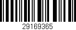 Código de barras (EAN, GTIN, SKU, ISBN): '29169365'
