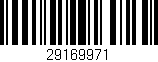 Código de barras (EAN, GTIN, SKU, ISBN): '29169971'