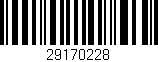 Código de barras (EAN, GTIN, SKU, ISBN): '29170228'