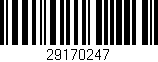 Código de barras (EAN, GTIN, SKU, ISBN): '29170247'