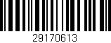 Código de barras (EAN, GTIN, SKU, ISBN): '29170613'