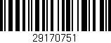 Código de barras (EAN, GTIN, SKU, ISBN): '29170751'