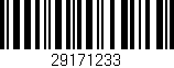 Código de barras (EAN, GTIN, SKU, ISBN): '29171233'