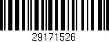 Código de barras (EAN, GTIN, SKU, ISBN): '29171526'