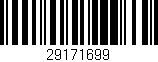 Código de barras (EAN, GTIN, SKU, ISBN): '29171699'