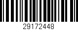 Código de barras (EAN, GTIN, SKU, ISBN): '29172448'