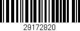 Código de barras (EAN, GTIN, SKU, ISBN): '29172820'