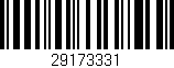 Código de barras (EAN, GTIN, SKU, ISBN): '29173331'