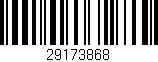 Código de barras (EAN, GTIN, SKU, ISBN): '29173868'