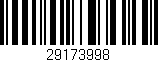 Código de barras (EAN, GTIN, SKU, ISBN): '29173998'