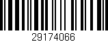 Código de barras (EAN, GTIN, SKU, ISBN): '29174066'