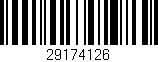 Código de barras (EAN, GTIN, SKU, ISBN): '29174126'