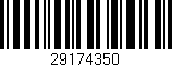 Código de barras (EAN, GTIN, SKU, ISBN): '29174350'