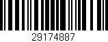 Código de barras (EAN, GTIN, SKU, ISBN): '29174887'