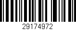 Código de barras (EAN, GTIN, SKU, ISBN): '29174972'