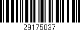 Código de barras (EAN, GTIN, SKU, ISBN): '29175037'