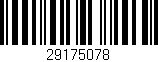 Código de barras (EAN, GTIN, SKU, ISBN): '29175078'