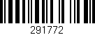 Código de barras (EAN, GTIN, SKU, ISBN): '291772'