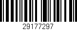Código de barras (EAN, GTIN, SKU, ISBN): '29177297'