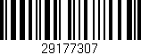 Código de barras (EAN, GTIN, SKU, ISBN): '29177307'