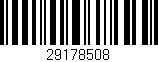 Código de barras (EAN, GTIN, SKU, ISBN): '29178508'