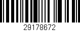 Código de barras (EAN, GTIN, SKU, ISBN): '29178672'