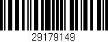 Código de barras (EAN, GTIN, SKU, ISBN): '29179149'