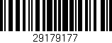 Código de barras (EAN, GTIN, SKU, ISBN): '29179177'