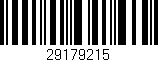 Código de barras (EAN, GTIN, SKU, ISBN): '29179215'