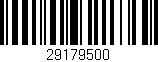 Código de barras (EAN, GTIN, SKU, ISBN): '29179500'