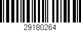 Código de barras (EAN, GTIN, SKU, ISBN): '29180264'
