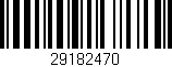 Código de barras (EAN, GTIN, SKU, ISBN): '29182470'