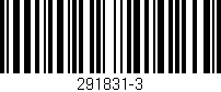 Código de barras (EAN, GTIN, SKU, ISBN): '291831-3'