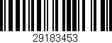 Código de barras (EAN, GTIN, SKU, ISBN): '29183453'