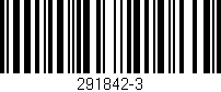 Código de barras (EAN, GTIN, SKU, ISBN): '291842-3'