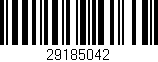 Código de barras (EAN, GTIN, SKU, ISBN): '29185042'
