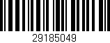Código de barras (EAN, GTIN, SKU, ISBN): '29185049'