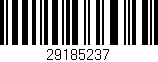 Código de barras (EAN, GTIN, SKU, ISBN): '29185237'