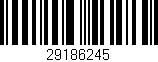 Código de barras (EAN, GTIN, SKU, ISBN): '29186245'