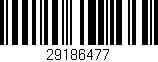Código de barras (EAN, GTIN, SKU, ISBN): '29186477'