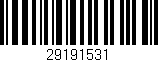 Código de barras (EAN, GTIN, SKU, ISBN): '29191531'