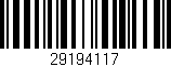 Código de barras (EAN, GTIN, SKU, ISBN): '29194117'