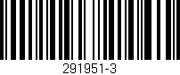 Código de barras (EAN, GTIN, SKU, ISBN): '291951-3'