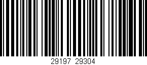 Código de barras (EAN, GTIN, SKU, ISBN): '29197/29304'