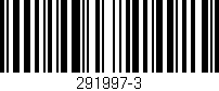 Código de barras (EAN, GTIN, SKU, ISBN): '291997-3'