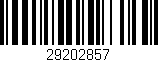 Código de barras (EAN, GTIN, SKU, ISBN): '29202857'